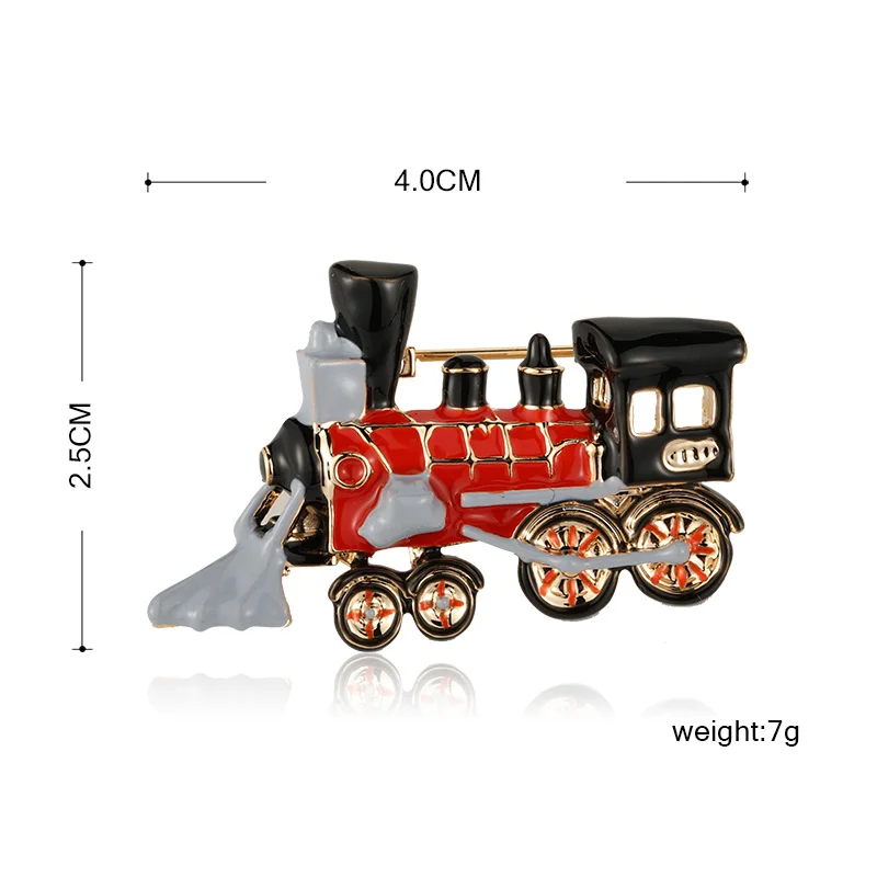 Funmor Ретро паровой поезд сплав Броши Эмаль Булавка для женщин мужчин рутинные аксессуары для отдыха украшения Orna мужчин ts праздничные подарки