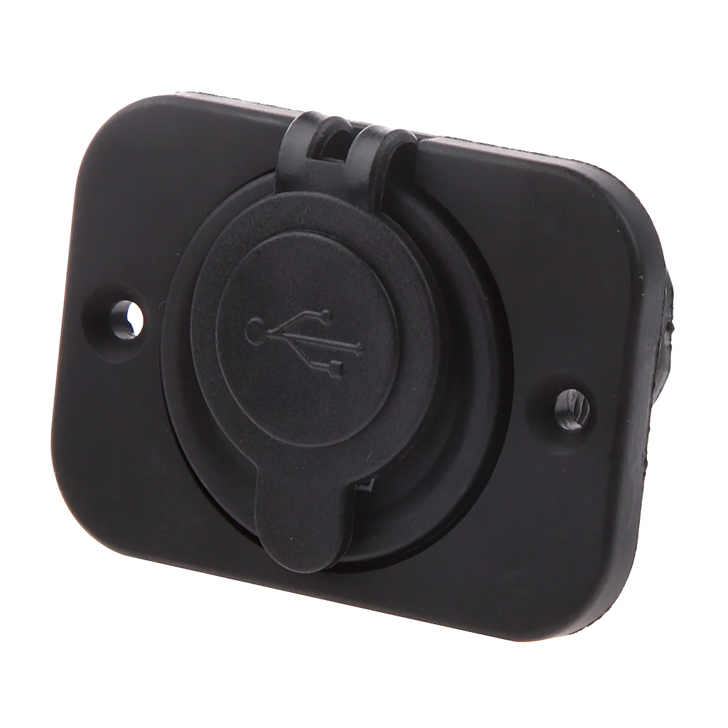 Car Motorcycle 2 Port USB 2.1A & 1A Power Outlet Plug Socket Charger Kit