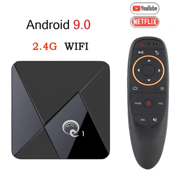 

mini Q1 Android 9.0 TV Box Q1 Mini Smart tv box Rockchip RK3328A 2GB 16GB Media Player Google Play 2.4 WiFi Android TV Box