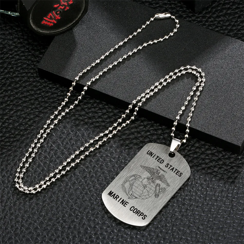 Customizable Dog Tag Necklace Pop 