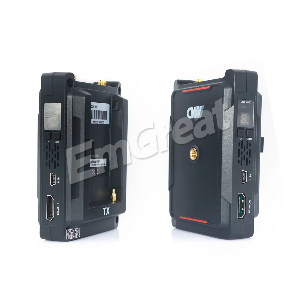  CVW SWIFT 800 800ft Wireless Video Transmission System w/ Battery HDMI HD Image Transmitter Receive