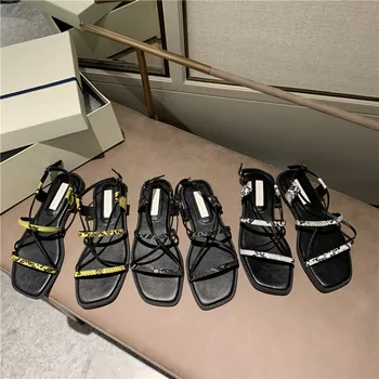 

Brand Design Women sandals Casual Open Toe Narrow Band Flat sandals Summer Outdoor Beach Flip Flops Sandalias