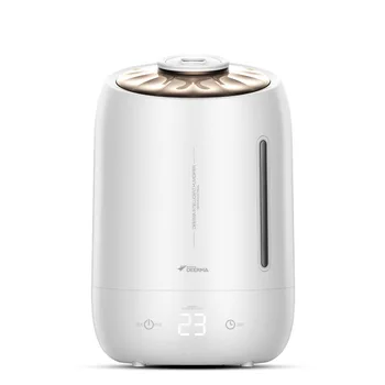 

Silent air humidifier for home aroma pattern with intelligent touch screen 5L 3 level mist maker dual purification
