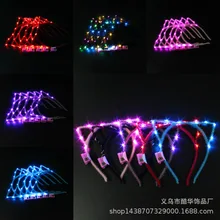 Светильник для волос, светящаяся гирлянда, головной убор, свадебная гирлянда, Детский Светильник принцессы для путешествий,, Fla