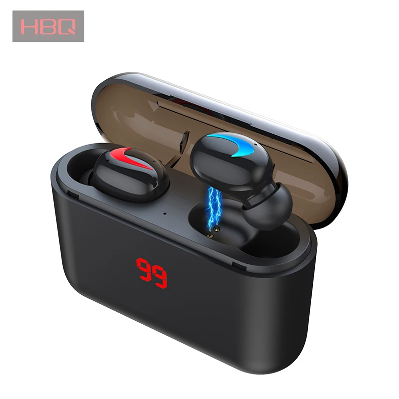 HBQ Q32 Bluetooth гарнитура V5.0 наушники-вкладыши TWS беспроводные наушники-вкладыши спортивные наушники 3D стерео наушники с микрофоном