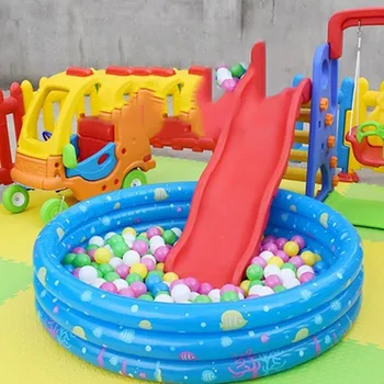 

Children Family Swimming Pool Round Three-ring Thickened Swimming Pool Ball pool seat Basin Pool Swimming Pool Summer A