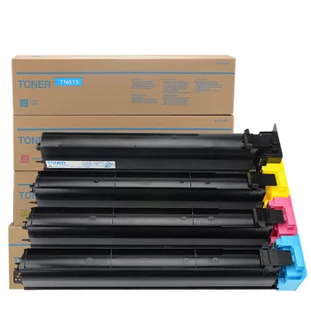 

New compatible TN613 color toner cartridge for konica minolta C452 C552 C652 laser color toner cartridge kit printer parts kcmy