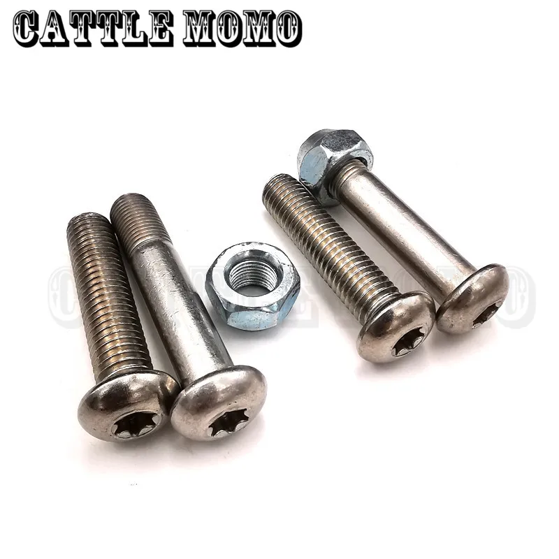 4pcs Motorcycle Rear Shock Absorber Bolts Screw For Harley Sportster