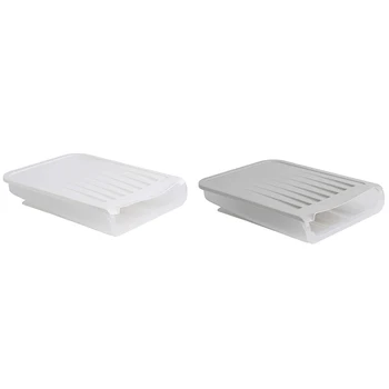 

Auto Scrolling Egg Storage Box Egg Refrigerator Fridge Food Savers