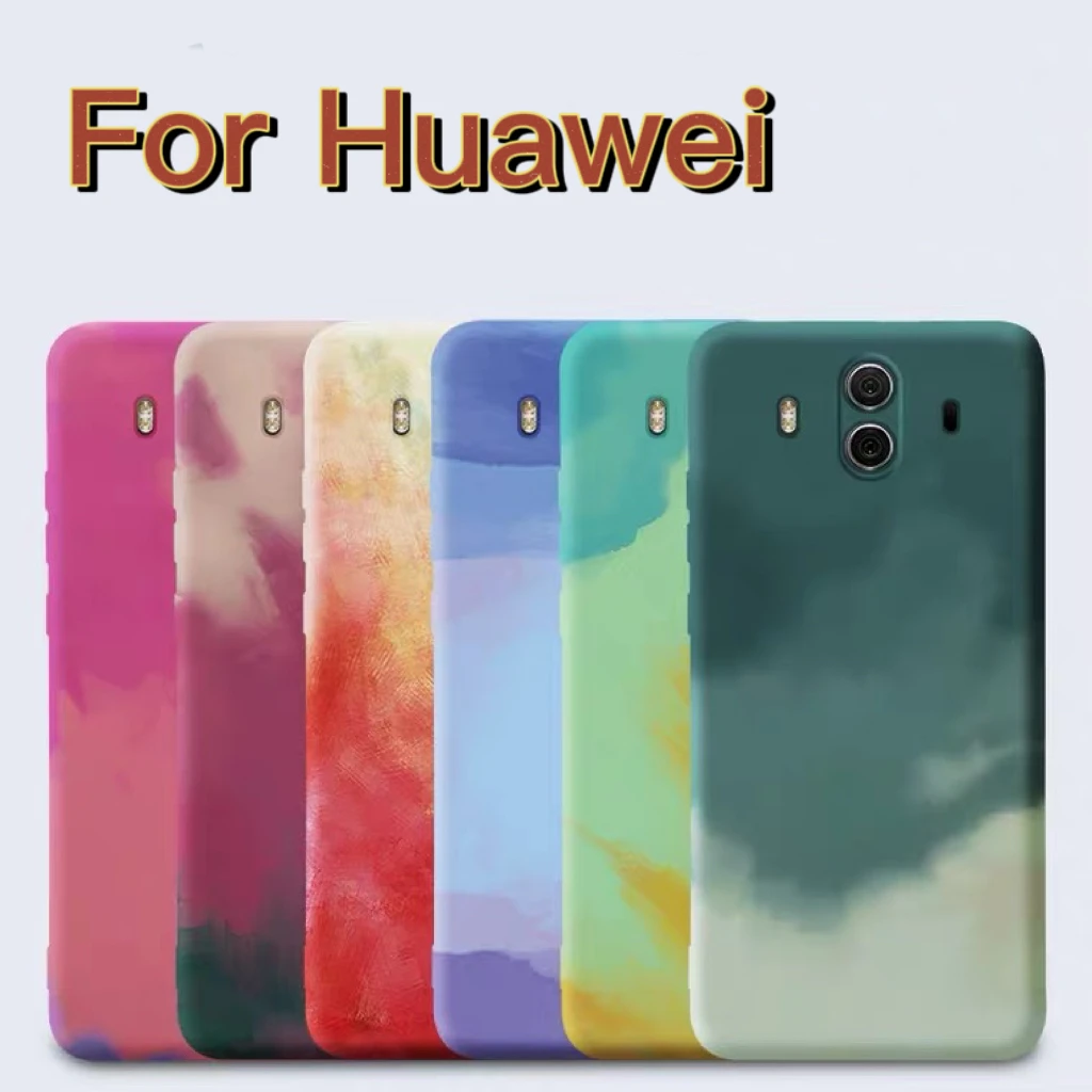 Акварельные цветущие Масляные картины Чехлы для телефона чехол huawei p20 lite p40 pro mate40