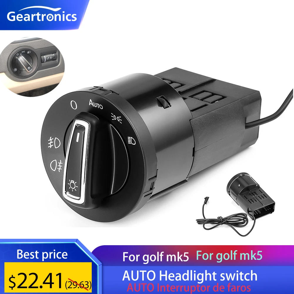 Auto Headlight For Golf Mk4 Mk5 Light Switch Light Sensor Module For