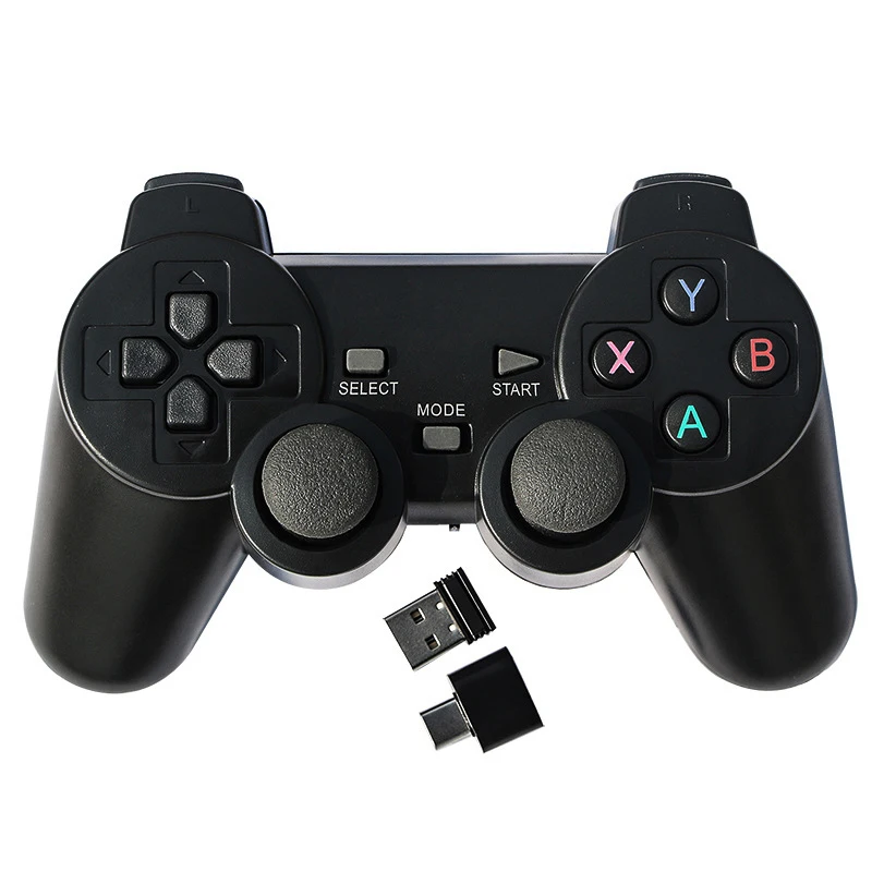 Беспроводной геймпад 2 4G для PS3 TV Box джойстик игровой контроллер пульт