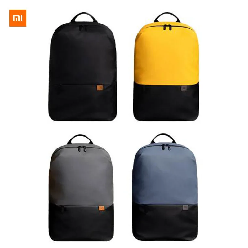 

4colors Origianl Xiaomi Mijia Xiaomi simple casual backpack innovative waterproof side pockets 20L large capacity ice fabric