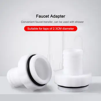 

1Pcs Plastic Shower Faucet Splash Head Adapter Universal Universal Kitchen Basin Multi-Function Adapter Fittings