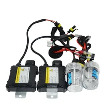 Safego DC 55 Вт автомобильный HID Xenon комплект H4 H1 H3 H7 H8 H10 H11 H27 HB3 HB4 H13 9005 9006 2 ксеноновые лампы для передних фар+ 2 тонкий балласт