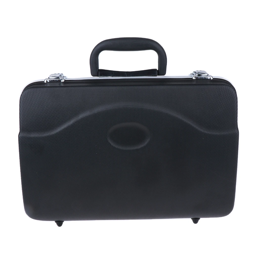 Portable Plastic Clarinet Gig Bag Case Hard Protector with Lining