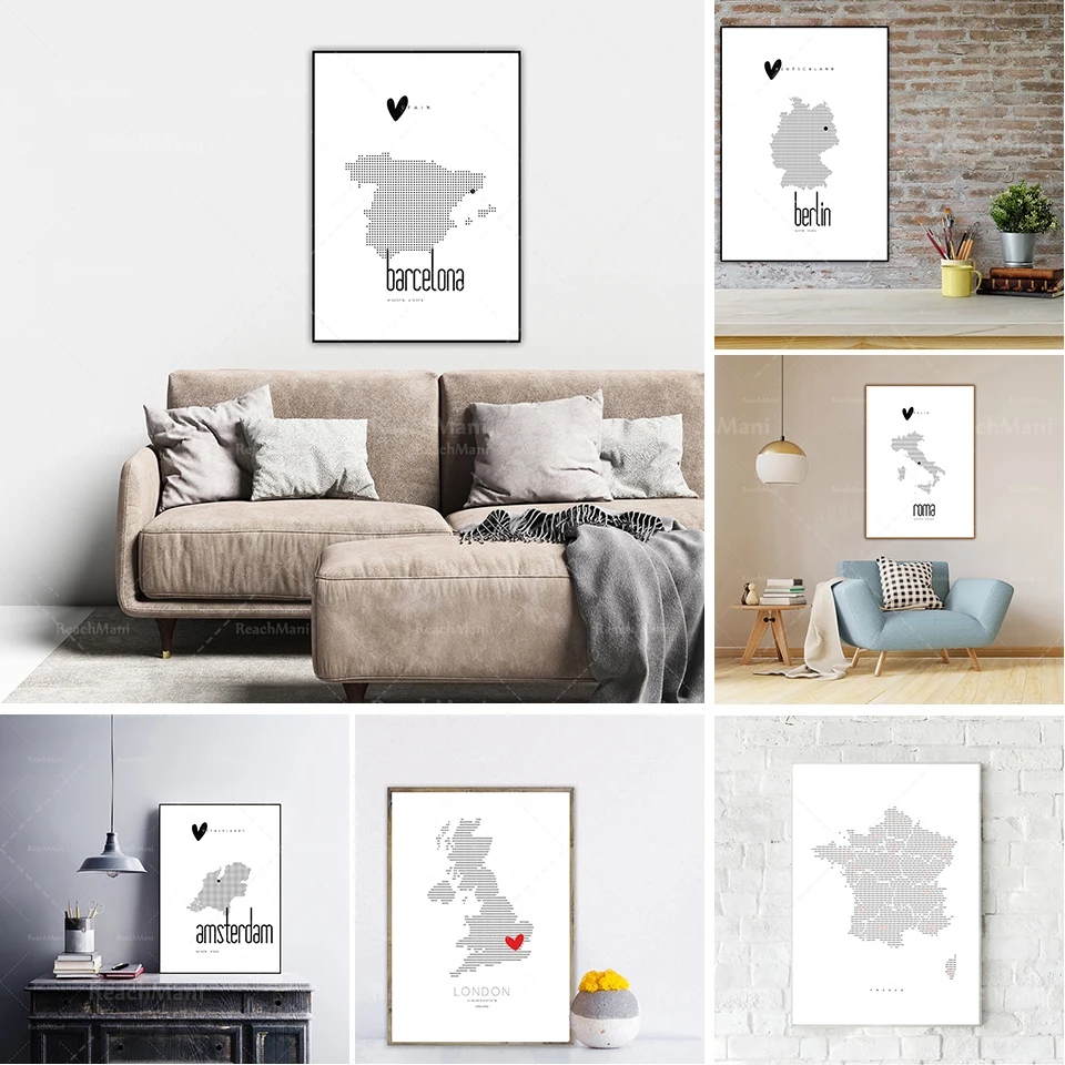 Imprimez La Plus Illustrazione Di Petite. Impronta E Impronta. Voyagez À Travers Le Monde. Impression De Cadeau De Mariage. Aff