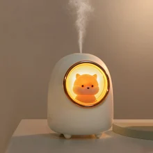 Cute Cat Air Humidifier 350ML Diffuser USB Mist Maker Mini Humidificator Car Purifier With Night Lights For Bedroom