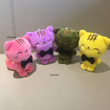 Очаровательные 10 см кошки плюшевые мягкие игрушки, кошка плюшевые игрушки куклы; подарок брелок плюшевые игрушки свадебный букет