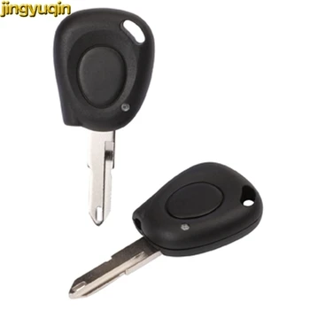 

jingyuqin Remote Car Key Shell Replacement For Renault Twingo Megane Scenic Laguna Auto Key Fob Case Uncut Blade NE73