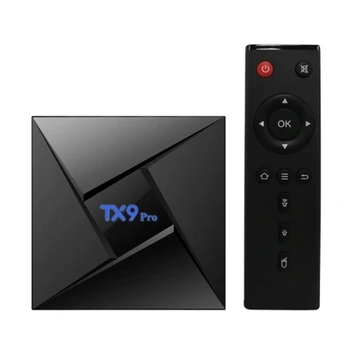 

TX9 PRO Smart Android 7.1 TV Box Amlogic S912 Octa-Core 64 Bit 3GB/32GB HDR10 VP9 H.265 UHD 4K 2.4G&5G WiFi 1000M LAN DLNA BT 4.