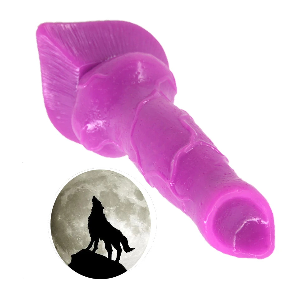 FAAK Секс игрушки животного фаллоимитатор волк пенис для женская мастурбация вставить влагалище Анальная пробка профессионал