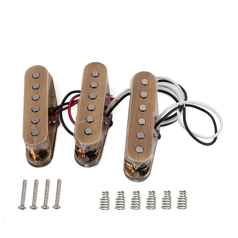 1 Set Pickups Alnico 5 48/50/52 for Stratocaster Strat ST SG Electric Guitar | Спорт и развлечения
