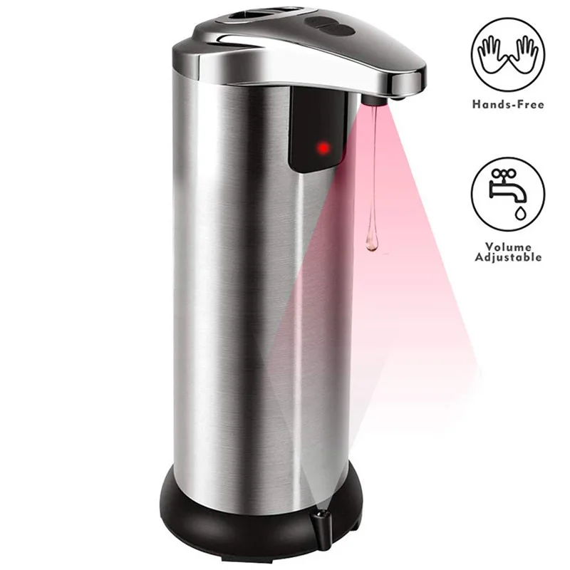 

Soap Dispenser Par02 Unisex Non-Professional Shampoo 250Ml Infrared Automatic Soap Dispenser