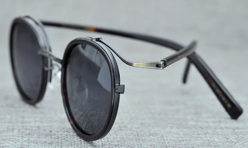 Круглые винтажные Поляризованные солнцезащитные очки для женщин и мужчин в стиле ретро lentes de sol hombre mujer, солнцезащитные очки