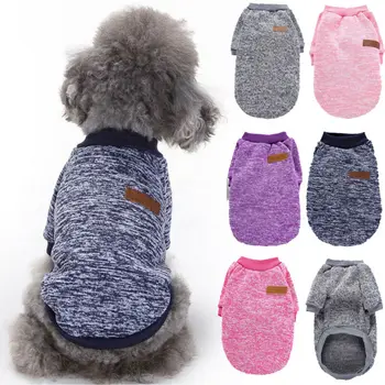 

Small Dog Clothes Pet Autumn Winter Cotton Sweater Puppy Clothing Warm Apparel Coat XS-2XL