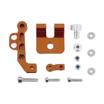 

RC FPV Monitor Mount Holder Display Mounting Bracket for DJI JR Futaba Flysky FS-I6 JR Radiolink At9 Transmitter Metal,Orange
