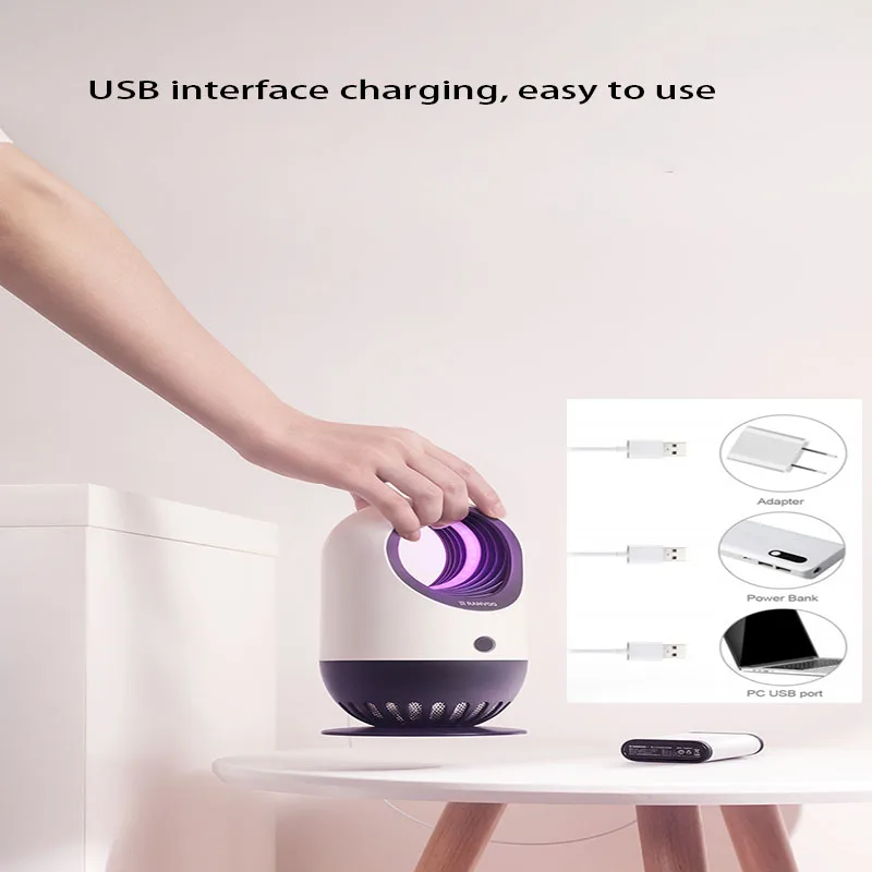 Новинка высокоэффективный убийца комаров лампа от USB средство Комаров Репеллент