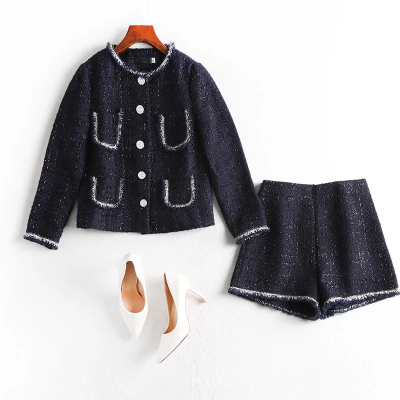 

Lan Mu Square 2019 Fall And Winter Clothes Plus-sized Large Size WOMEN'S Pants Two-Piece Set Western Style Chubby Sister Size We