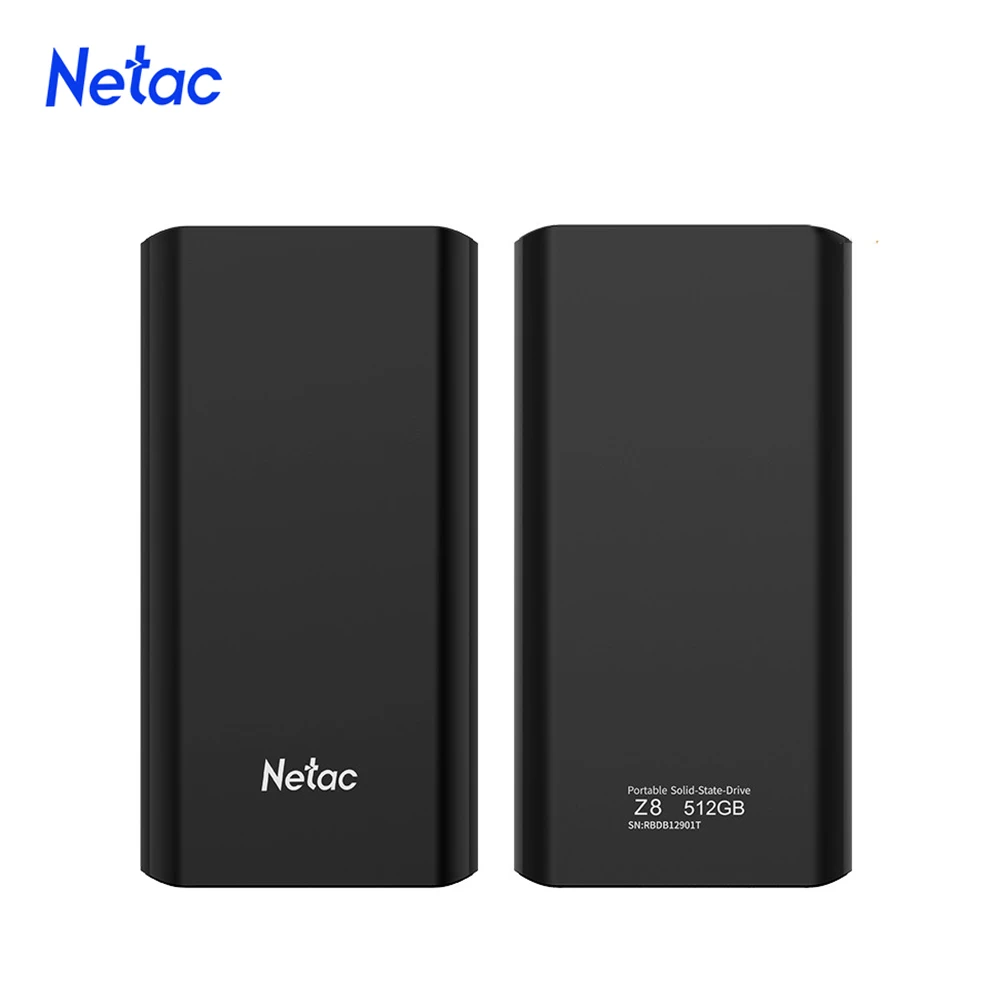 Netac внешний накопитель с объемом оперативной памяти 1 ТБ Портативный SSD 500 Гб 250