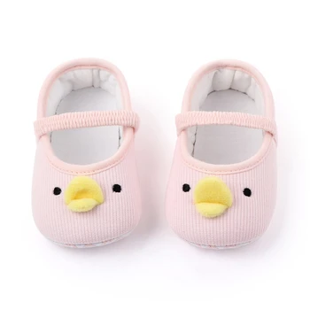 

1Pair Baby Girl Spring And Autumn Cute Duck Pattern Three Color Baby Shoes Cotton Soft Bottom Anti-slip Toddler Shoes