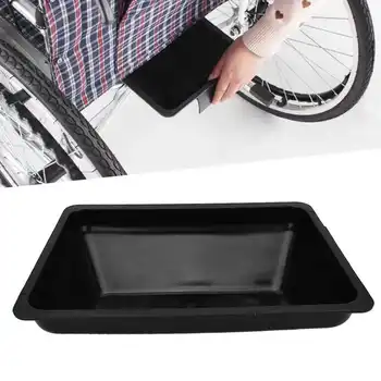 

Portable Commode Seat Wheelchair Bedpan Wear-Resistant Large Capacity Elderly Bedpan Wheelchair Accessory Black