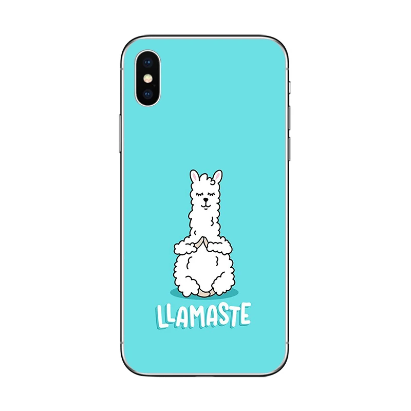 Милый мягкий силиконовый чехол cicibers с ламой и альпакой для iphone 11 Pro Max X XR XS MAX 7 8 6 S
