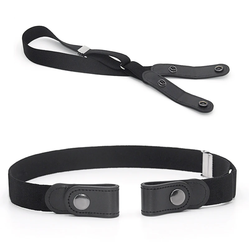 Belts For Women Buckle-free Waist Jeans Pants No Buckle Stretch Elastic  Waist Belt For Men Invisible Belt Dropshipping - Belts - AliExpress