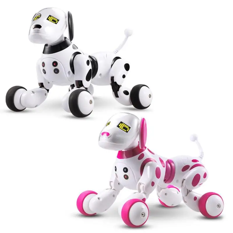 Smart Interactive Electronic Dog Pet Toy Led Wireless Remote Control RC Robot Dog Children Birthday Gift Early Education Toys