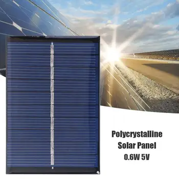 

DIY 0.6W 5V 120mA Solar Panels Solar Cells Module Battery Charger Epoxy Plate for Street Advertising Courtyard Lamp Lighting