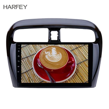 

Harfey Car Navi 9" Stereo HD 1Din Android 9.0 Auto Radio For Mitsubishi Mirage 2012-2018 Multimedia Player Head Unit With Wifi