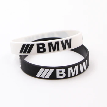 

1pcs Car Engrave Fashion Bracelets Sport M Power Silicone Wristband For Bmw e46 e90 e60 e39 f30 e36 f10 f20 e87 e92 e30 X1 X3 X5