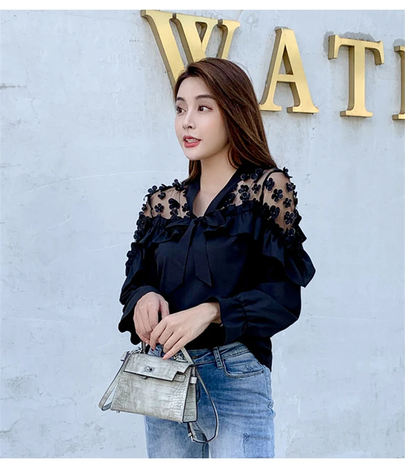 fashion woman blouses summer Autumn long sleeve women shirts white blouse tops office lady work wear blouse shirt blusas