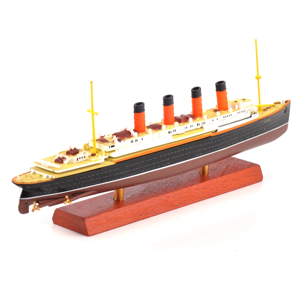 Дешевые детские игрушки 1/1250 шкала литья под давлением RMS lusitana паровой корабль дисплей Круизный корабль модель автомобиля игрушка для коллекции подарок