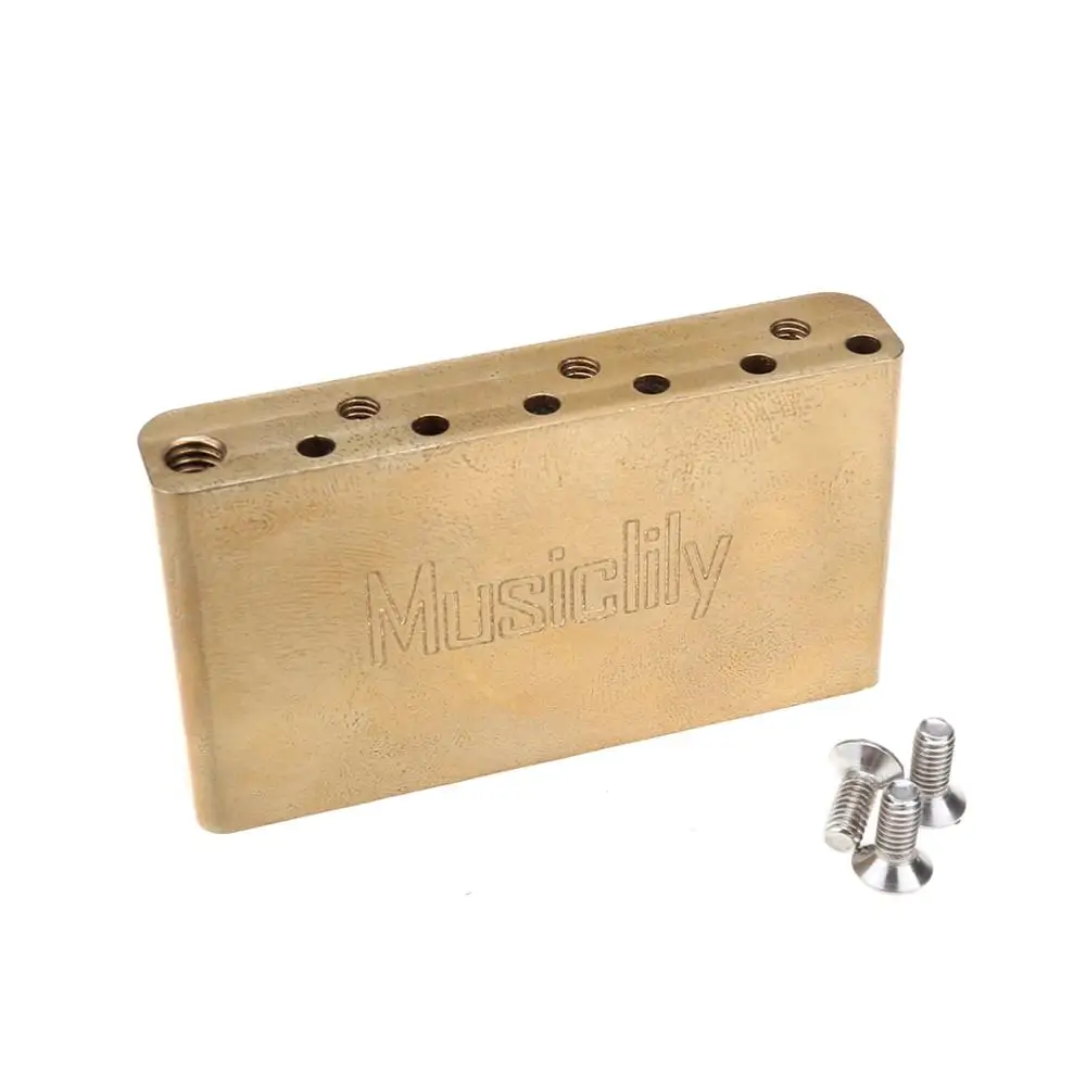 Полностью латунный блок Musiclily Ultra 10 5 мм 40 Tremolo для электрогитары из Индонезии |