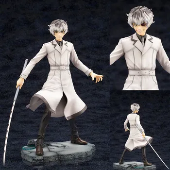 

22CM Japanese anime Tokyo Ghoul Kaneki Ken PVC action figure Toys anime Standing Kaneki Ken Collectible model Toys kid gift