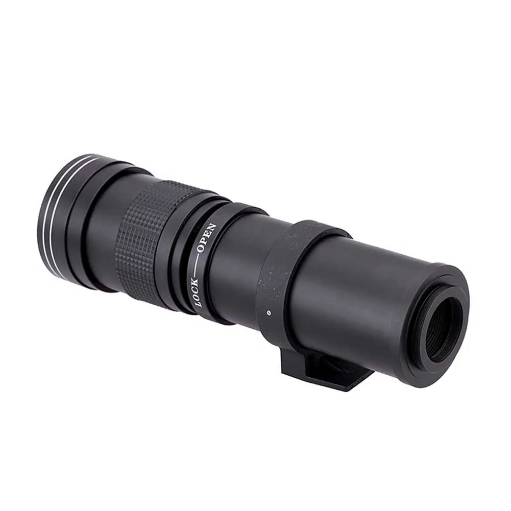 

420-800mm Multi Coating Camera Lens Durable Long Optical Glass Manual Zoom Photography Super Telephoto Alloy HD Sports Wildlife