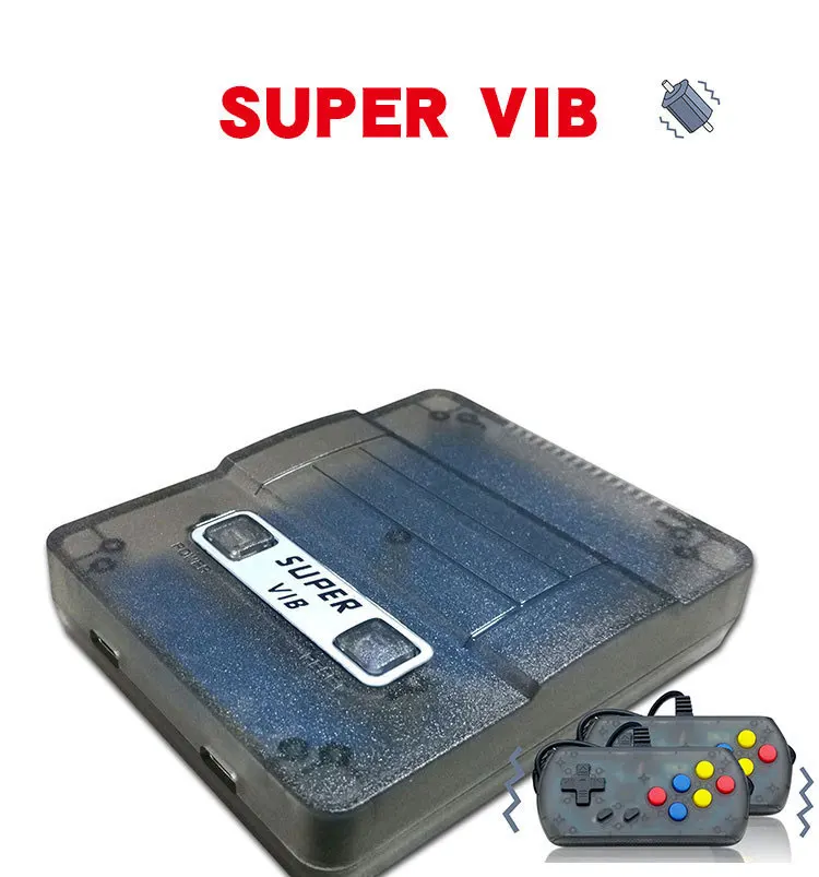 Супер VIB ТВ вибрационная ручка игра с 169 играми FC Домашняя игра машина видеоигры игра SNES вибрационная консоль Ретро игра