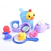 Children Beach Toys Sandbox Sand Set Toy  Beach Cube Sand Eco-Friendly Colorful Castle Bucket PCPVC Shovel Car Toys For Kids 2