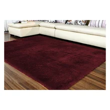 Home Rugs Living Bedroom Plush Rugs Red-wine 120*160cm